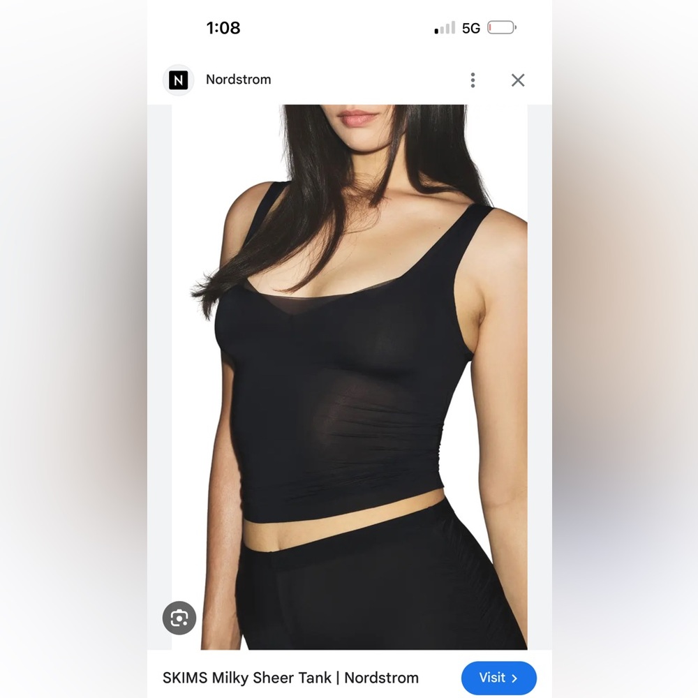 SKIMS Milky Sheer Tank Top